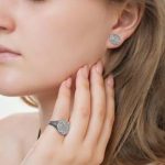 Silver Earrings oxidized